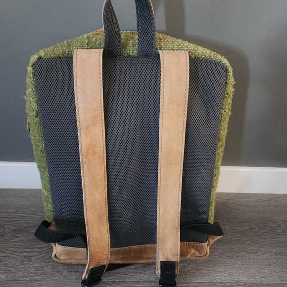 Wool and Leather Backpack - Picture 2 of 3